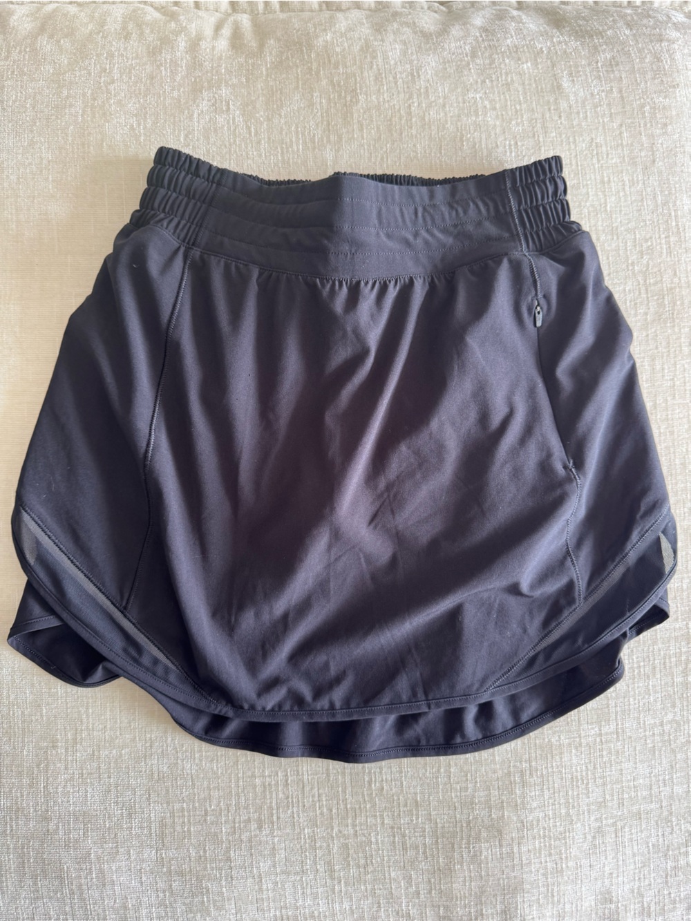 Lululemon Women's Black Active Skort with Elastic Waist